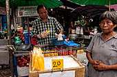 Bangkok - The dry fish market near Tha Thien pier.
